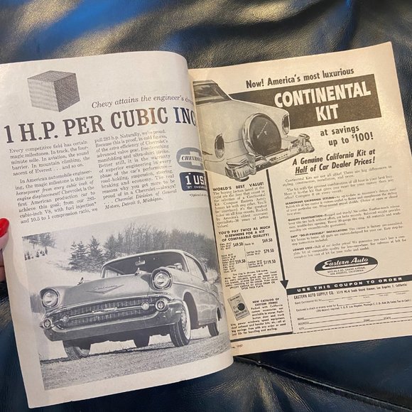 MOTOR LIFE MAGAZINE Vintage June 1957 Automobiles Collectible - Picture 3 of 9